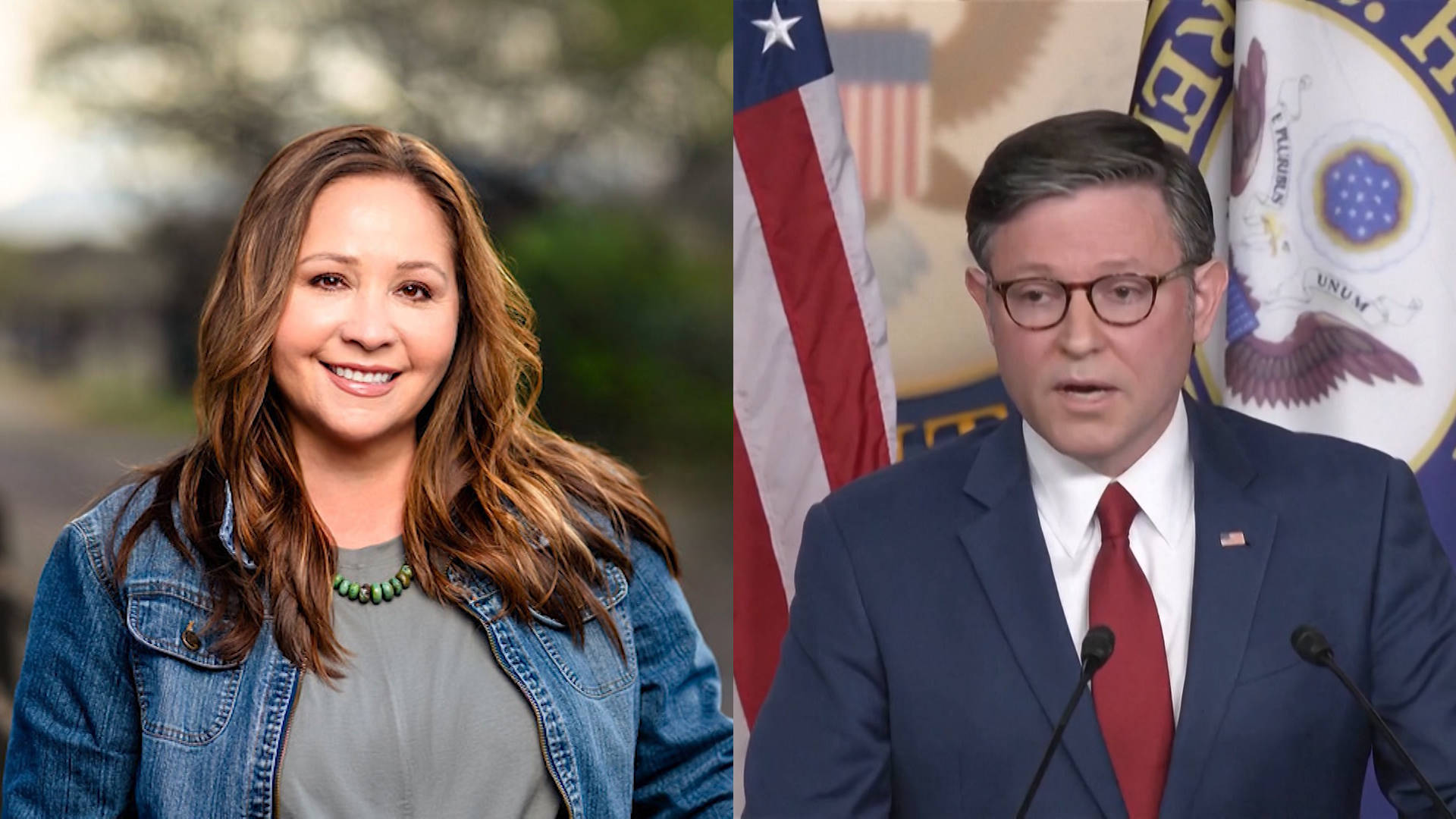 Sprecher Johnson vereidigt die gewählte Abgeordnete Grijalva ...