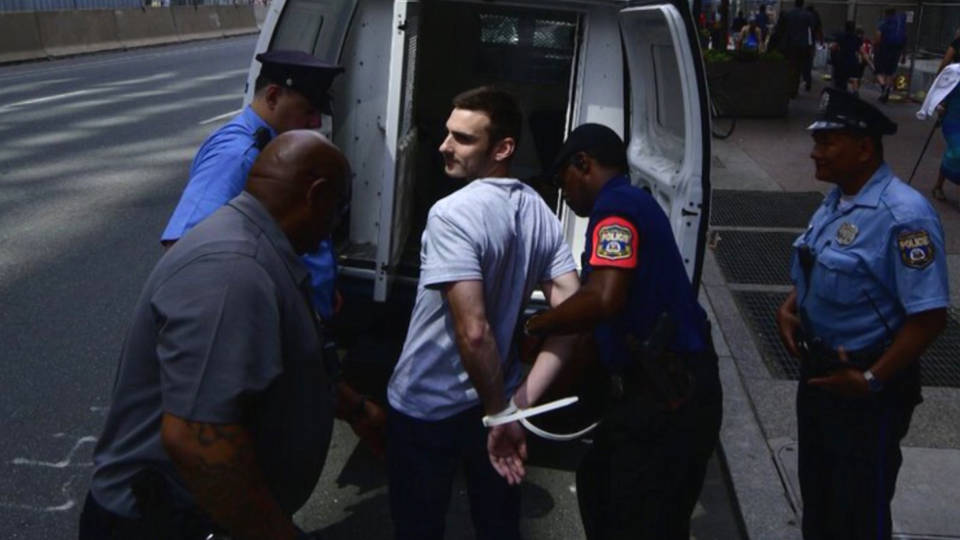 H6 sit in protest arrests biden deportations philadelphia immigration