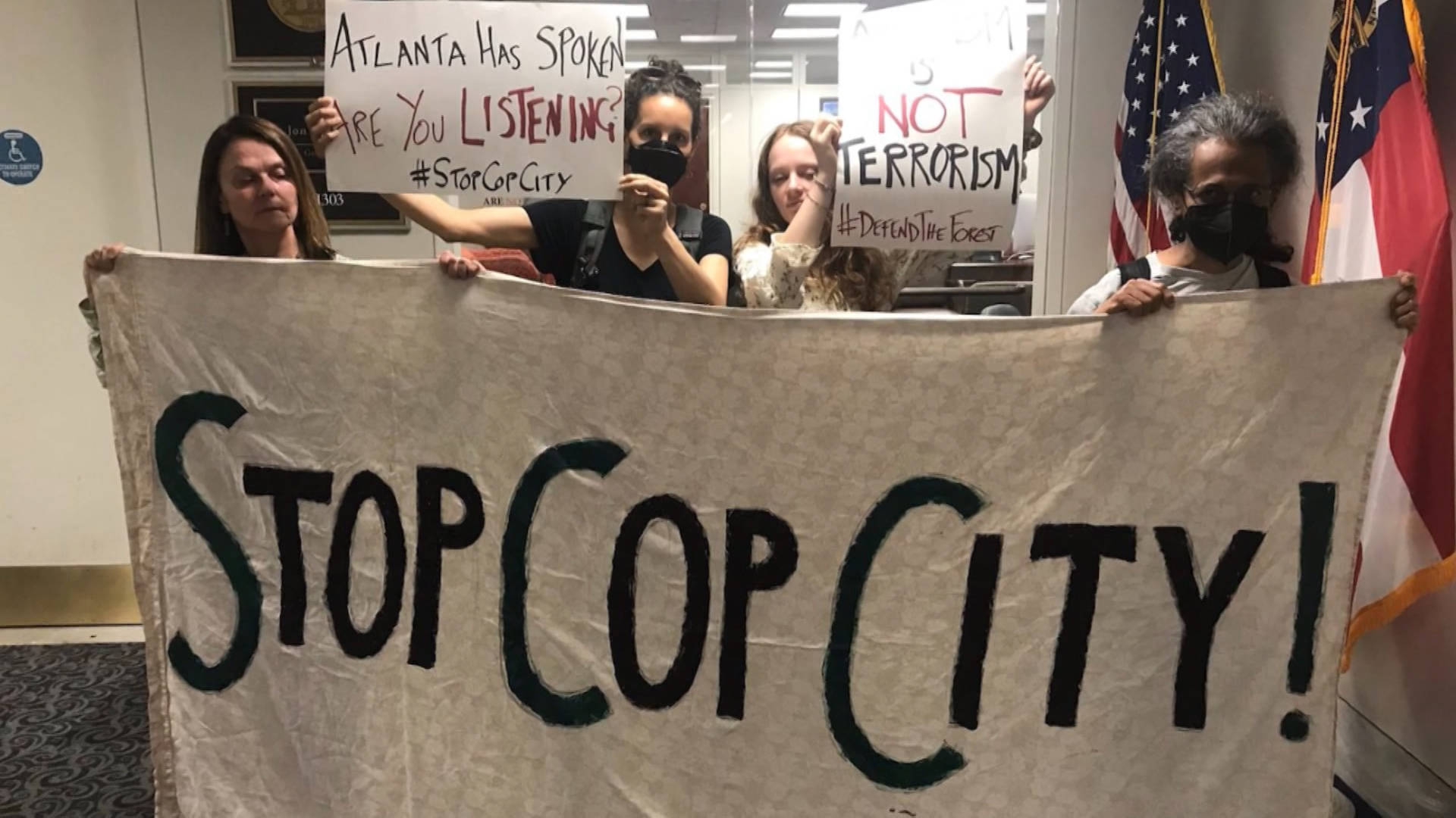 DHS says the Cop City protesters are not domestic terrorists, as designated by Georgia law enforcement