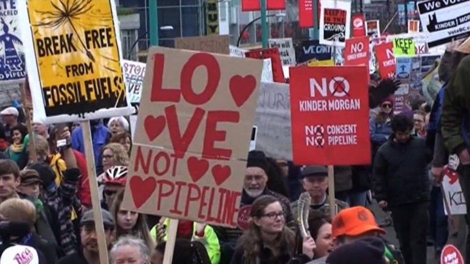 H10 kinder morgan protest