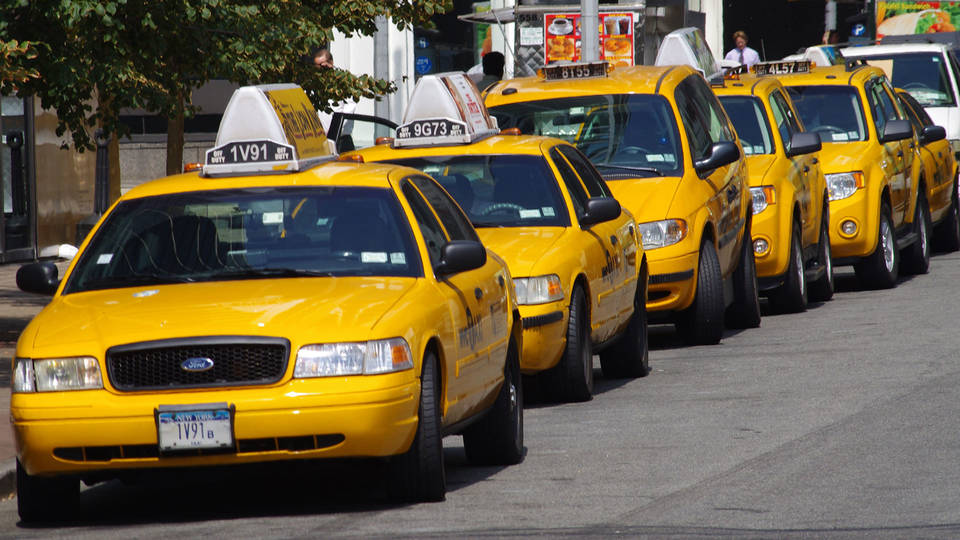 H16 yellow cabs in new york