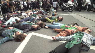 H14 nyc extinction rebellion die in protest arrests