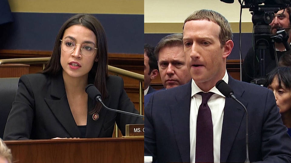 H13 aoc zuckerberg congressional hearing libra house financial services committee