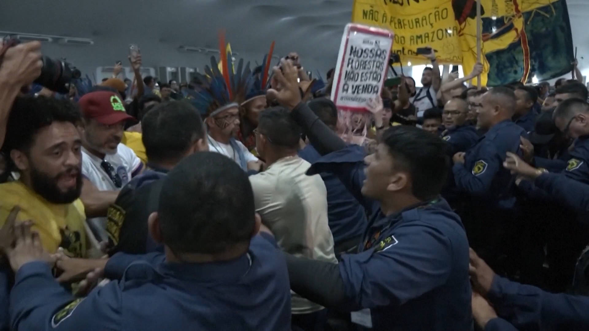 “Our Land is Not for Sale”: Dozens of Indigenous Leaders Protest at COP30 ...
