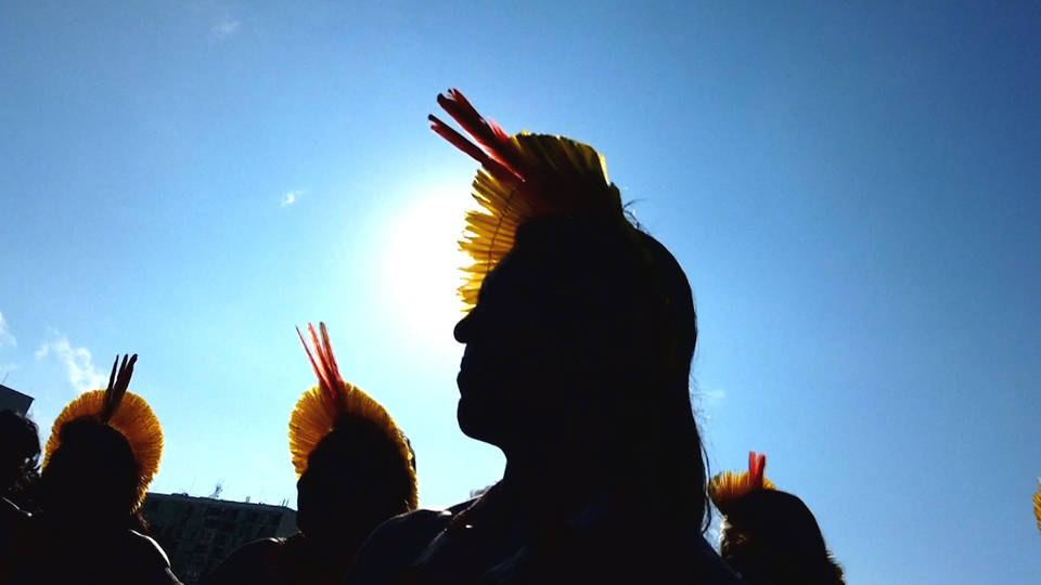 H10 indigenous brazil protest bolsonaros deforestation policies