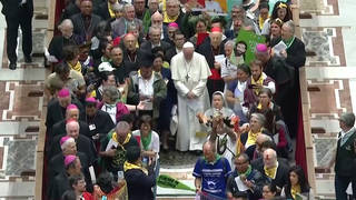 H14 pope francis amazon rainforest colonialism synod