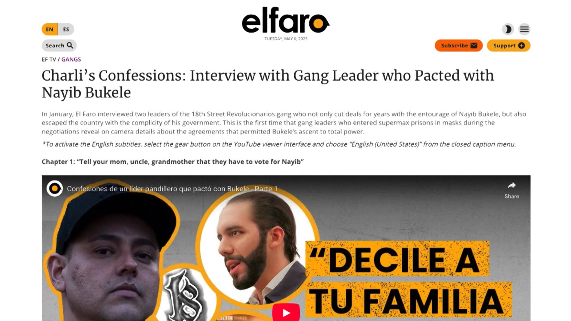 El Salvador’s Bukele Prepares to Arrest Journalists Who Revealed His ...