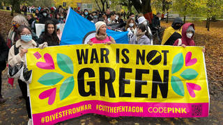 Seg1 war is not green protesters