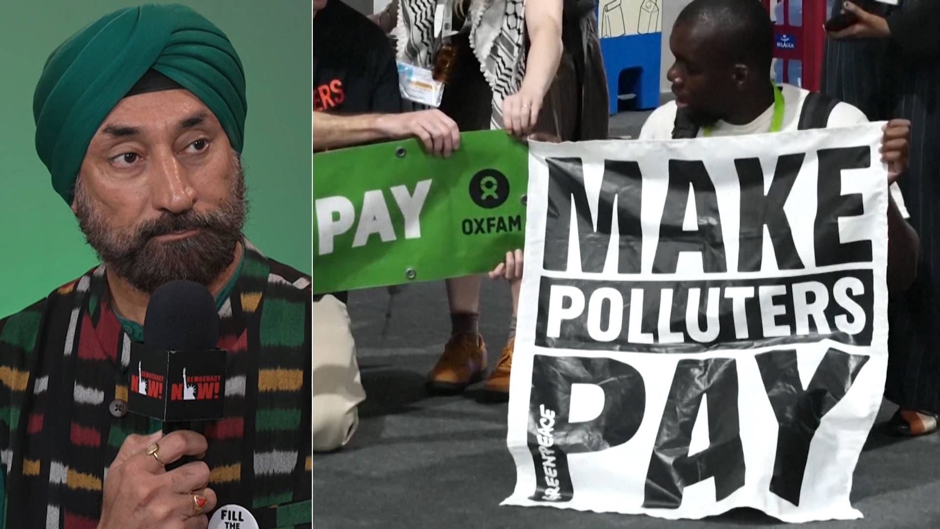 “Inviting the Arsonists”: Indian Climate Activist Slams Fossil Fuel Lobbyists at U.N. Climate Summit