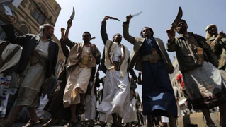 Yemen houthi rebels fighters