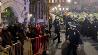 Campus Crackdown: 300+ Arrested in Police Raids on Columbia & CCNY to Clear Gaza Encampments