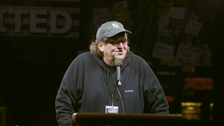 Michael moore trump inauguration speech