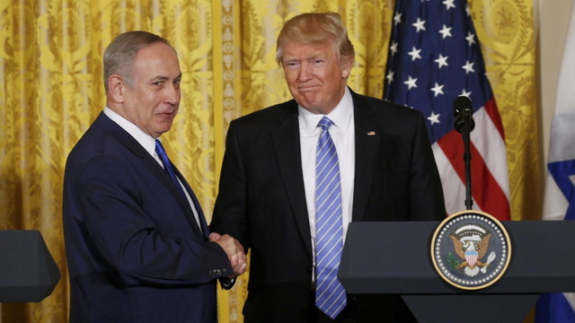 Image result for meeting netanyahu trump