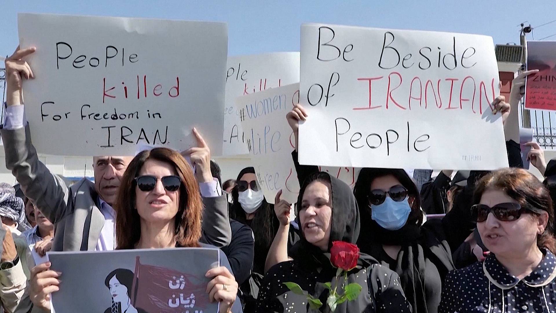 “Women! Life! Freedom!” Iranian Women Lead Nationwide Protests After Death of Mahsa Amini