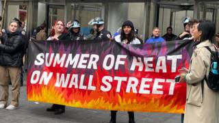 Climate Activists Blockade Citigroup HQ in NYC to Demand Banking Giant Stop Funding Fossil Fuels