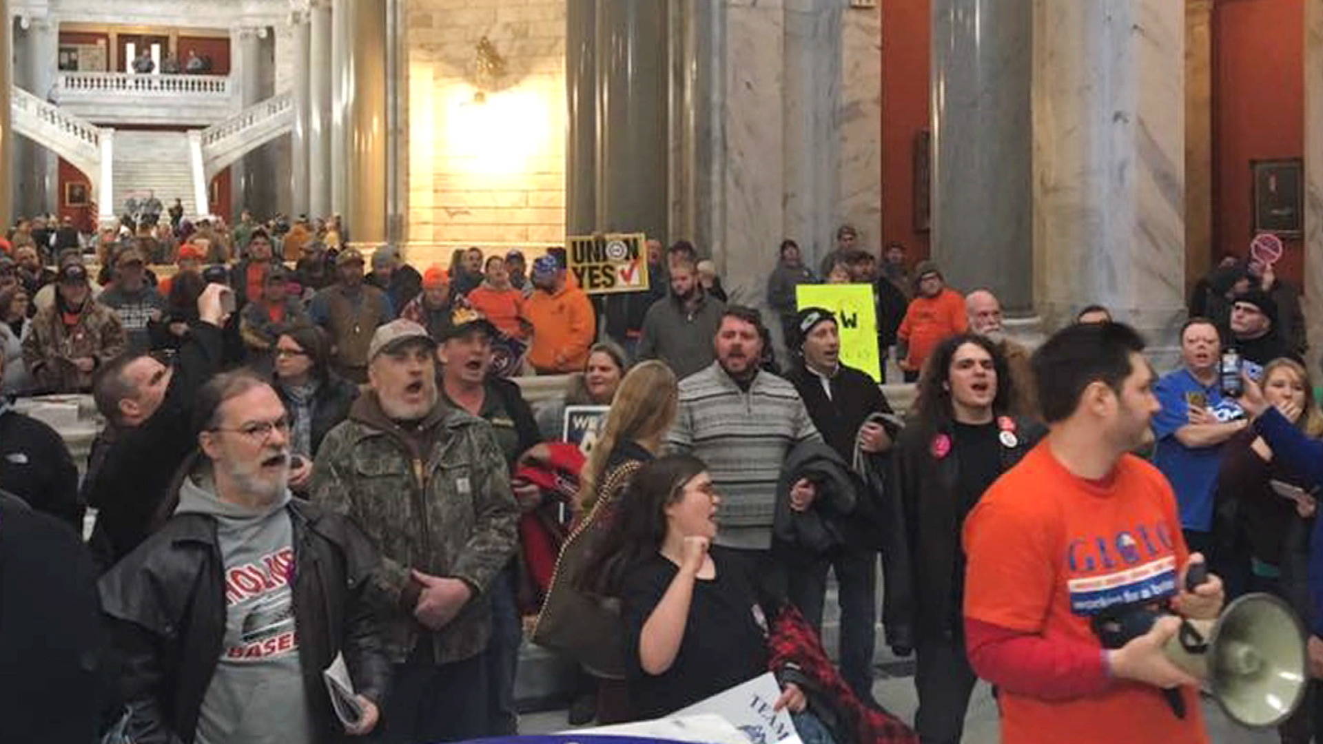 Protests Erupt in Kentucky After GOP Supermajority Passes Extreme Anti