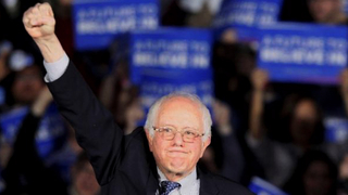 Caucus iowa sanders 1