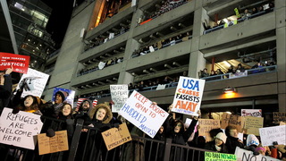 S1 jfk protest muslim ban