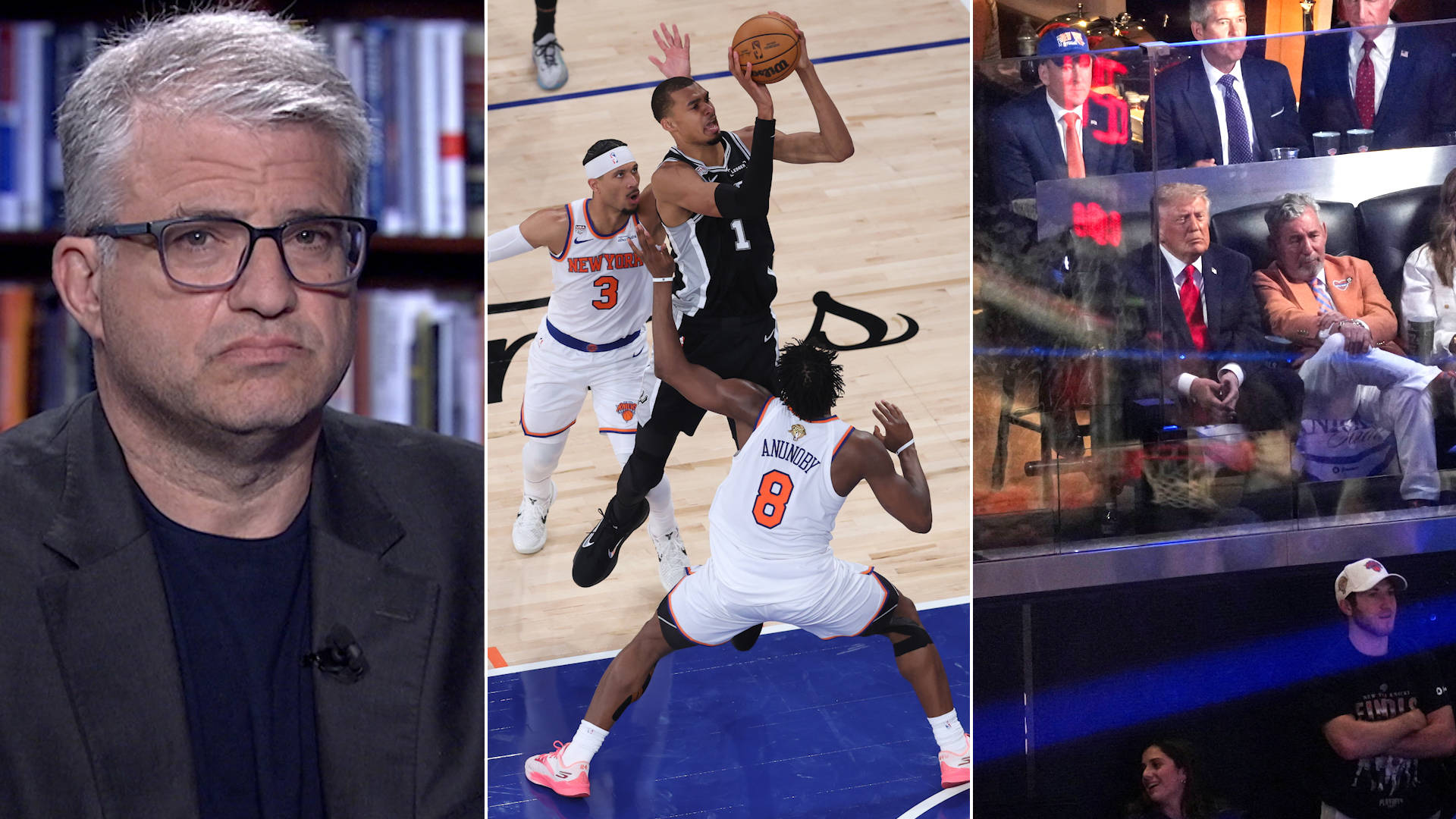 Why New Yorkers “Thunderously Booed” Trump at Knicks-Spurs Game: Sportswriter David Zirin