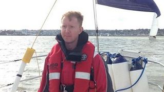 Mcneilly on boat