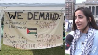 Columbia Students Risk Arrest, Suspension to Maintain Gaza Solidarity Encampment on Campus