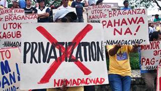 Privatization protest