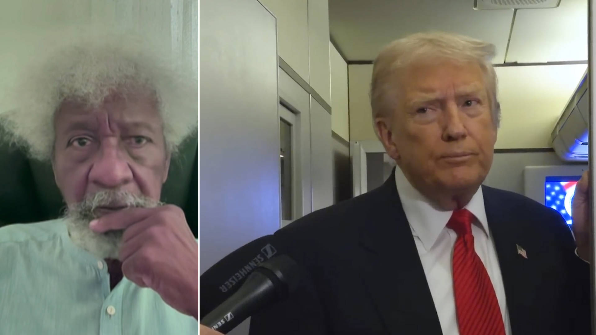 Nigerian Nobel Laureate Wole Soyinka on Denial of His U.S. Visa & Tru...