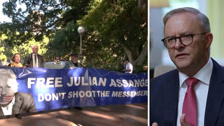 Seg2 assange australia protest