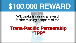 Wikileaks tpp reward chapters trans pacific partnership