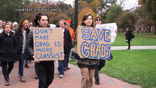 s3 grad student walk out