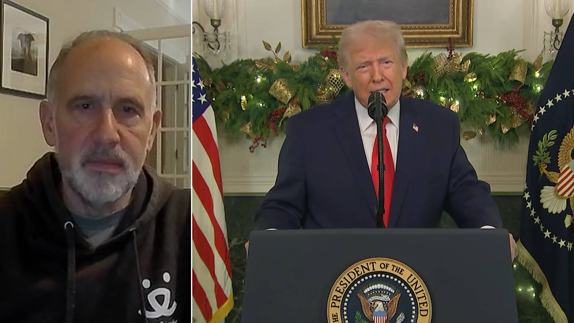 “Divorced from Reality”: Economist Dean Baker Fact-Checks Trump’s Primetime Speech