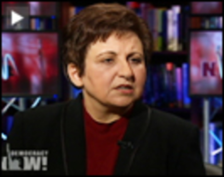 Iranian Nobel Peace Prize Winner Shirin Ebadi Presses Iran On