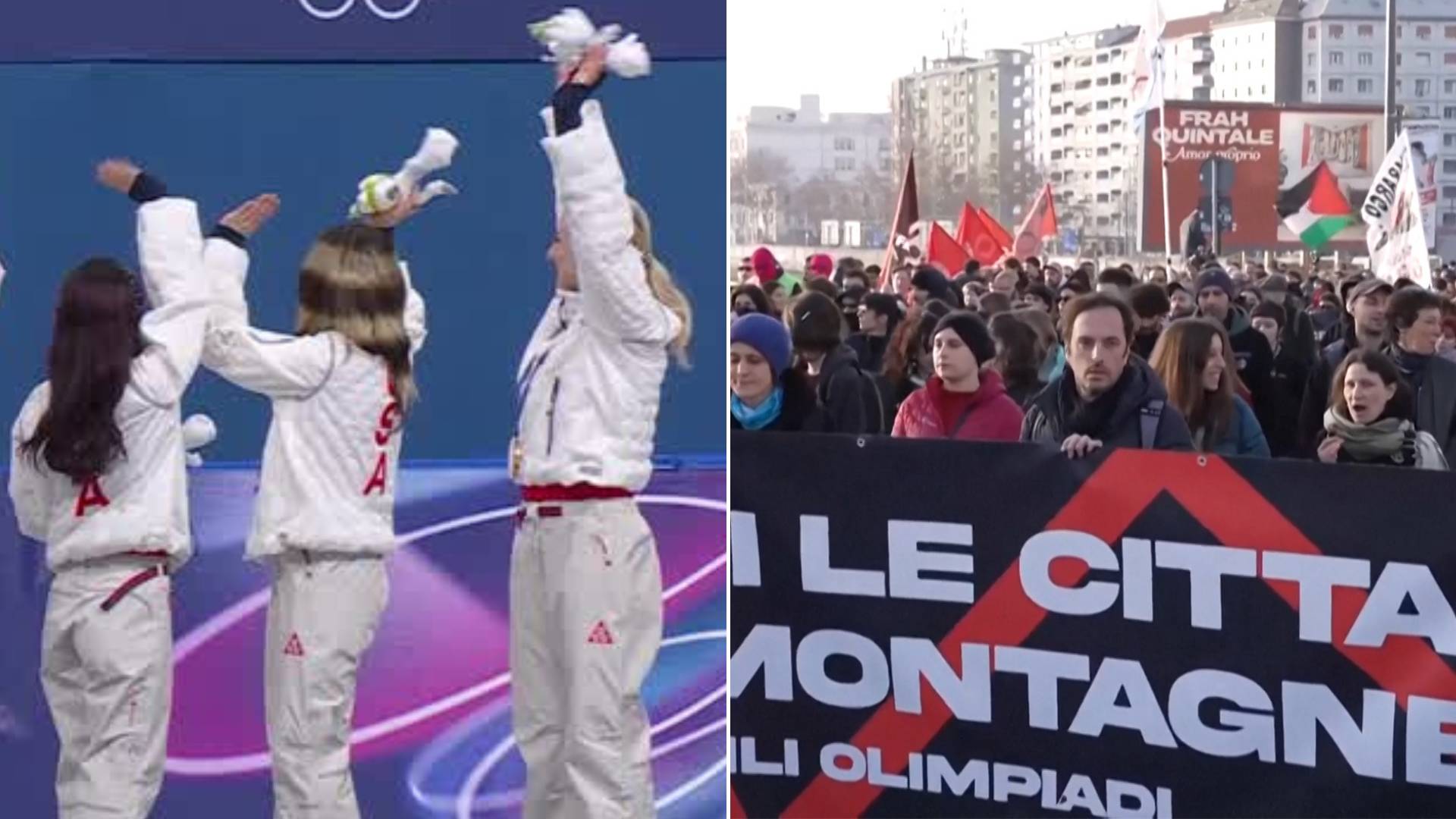 JD Vance Is Booed at Olympics While Thousands Protest U.S. Sending ICE Agents to Games in Italy