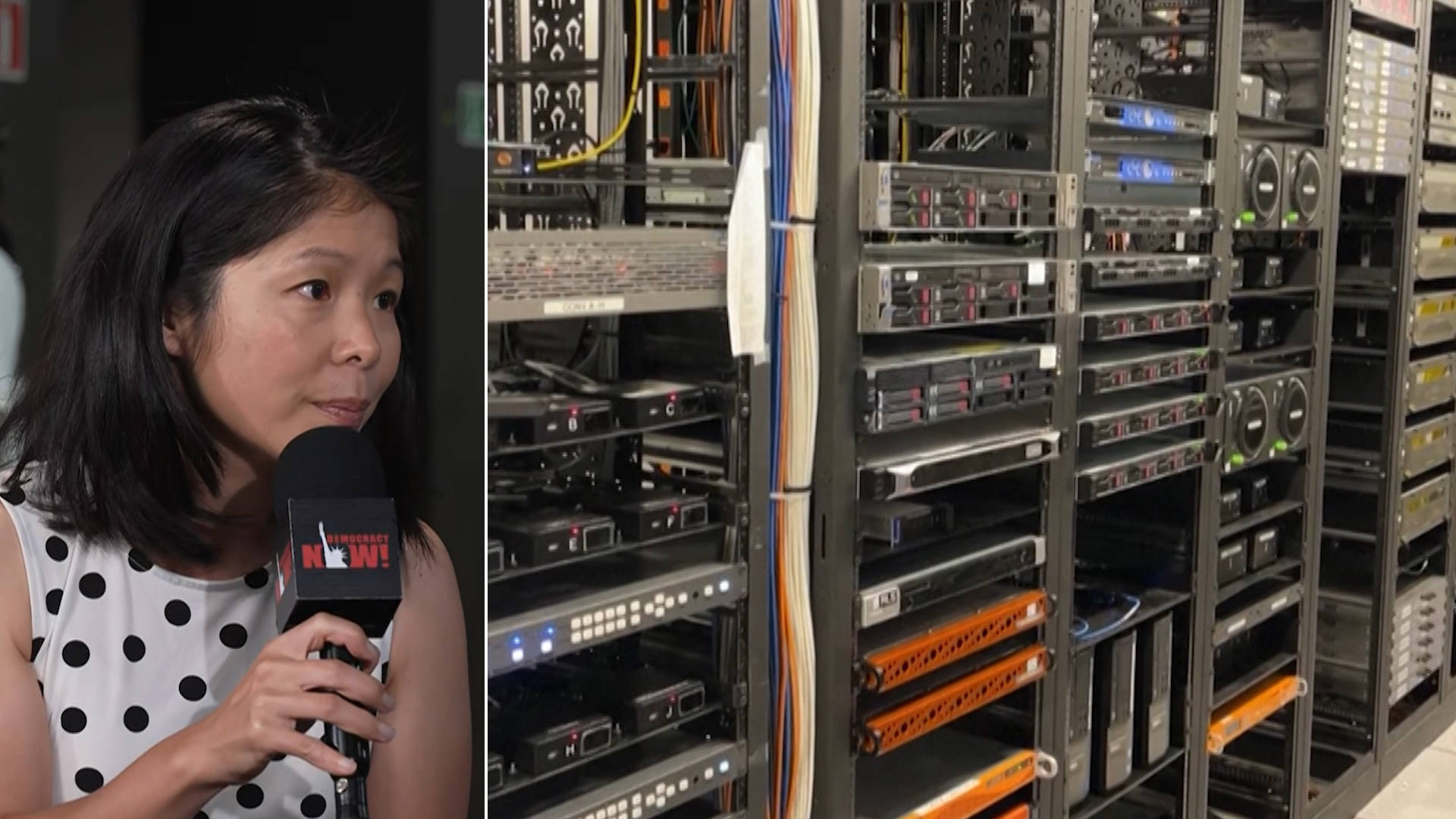 “Procesamiento de información”: un informe analiza cómo el auge de la IA amenaza con perpetuar el uso de los combustibles fósiles y poner en riesgo los objetivos para mitigar el cambio climático – Democracy Now!