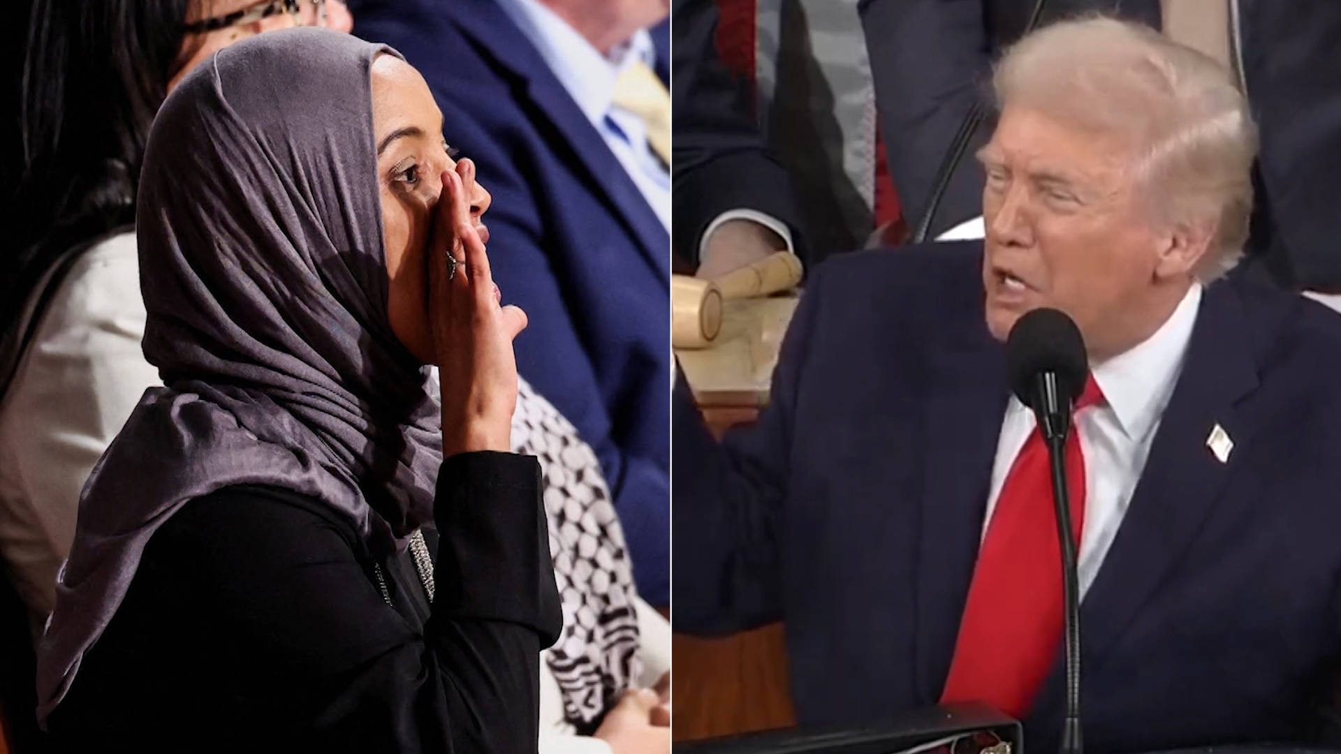 “You Have Killed Americans,” “Black People Aren’t Apes”: Democrats Protest  Trump’s State of the Union