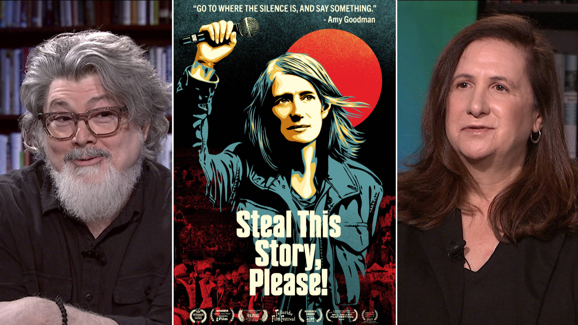 “Steal This Story, Please!”: Documentary on Amy Goodman & Democracy Now! in Theaters April 10