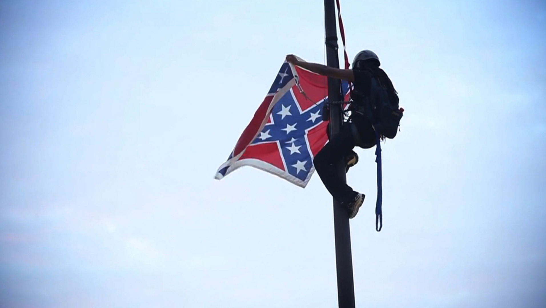 Image result for confederate flag taken down bree newsome