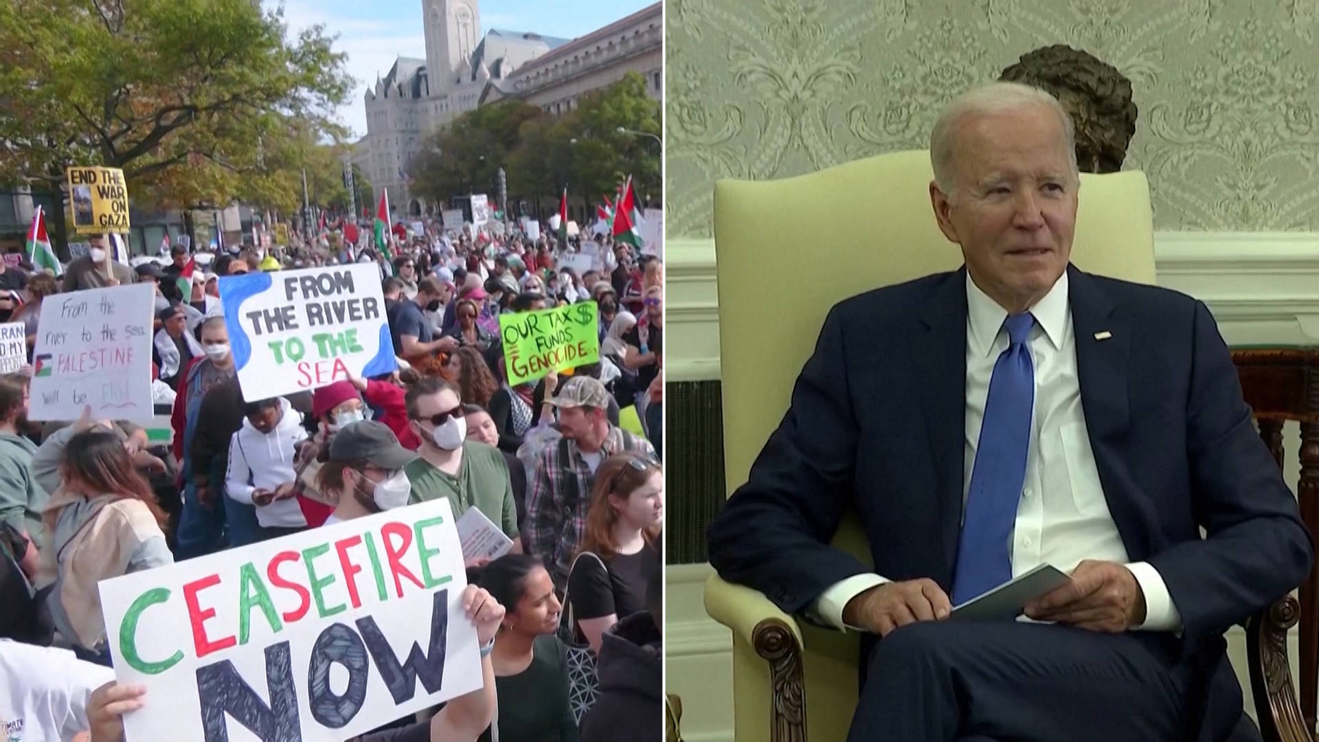 “Paradigm-Changing Moment”: Public Opinion Shifts on Palestine. Will Gaza War Hurt Biden Reelection?