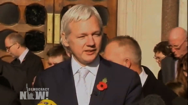 Button assange