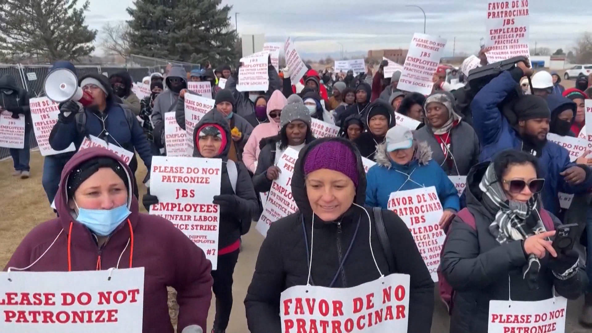 Immigrant Workers in Colorado Lead “Historic Strike” at JBS, Largest U.S. Meat Processor