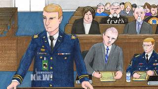 Bradley manning trial sketches
